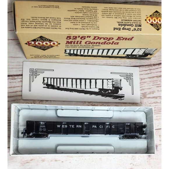Proto 2000 Series 52' 6" Drop End Mill Gondola -HO Scale Factory Assembled Train - Picture 2 of 14